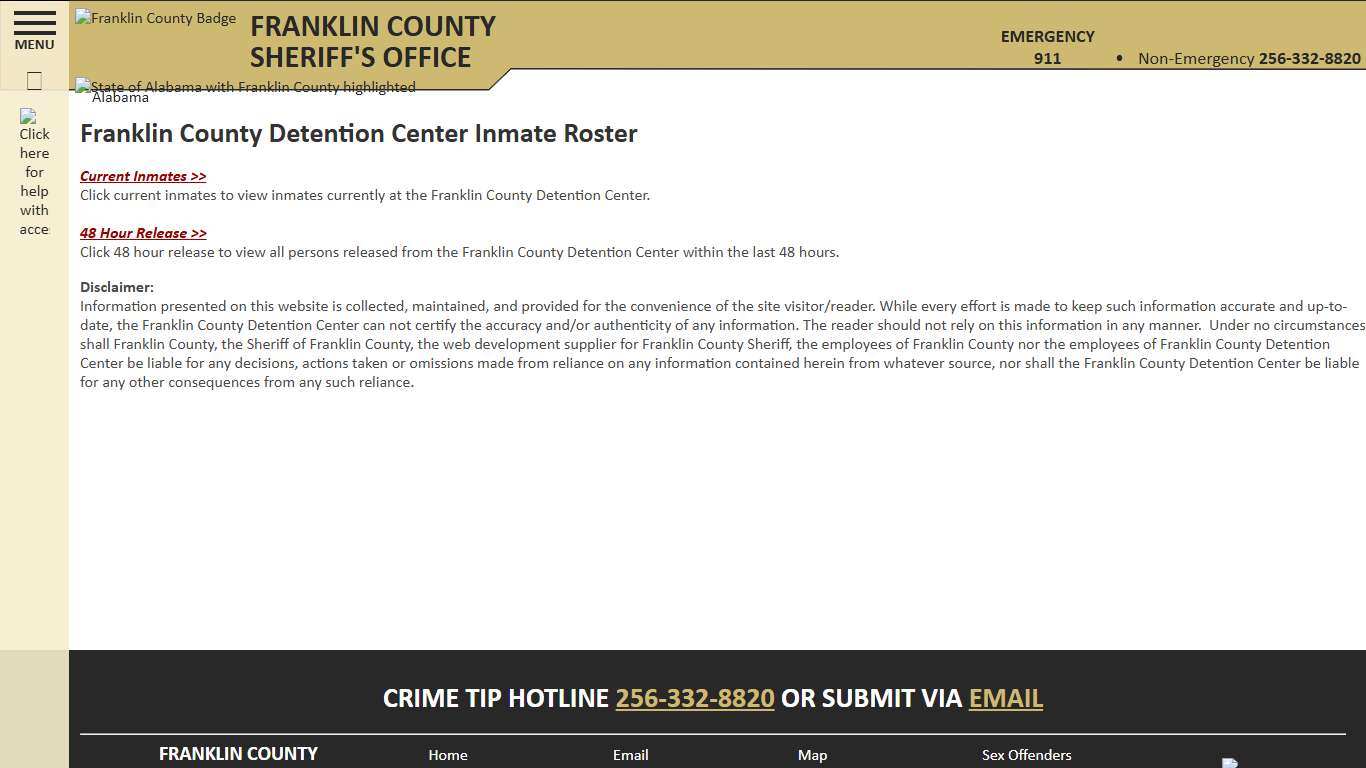 Roster Choose - Franklin County AL Sheriff's Office